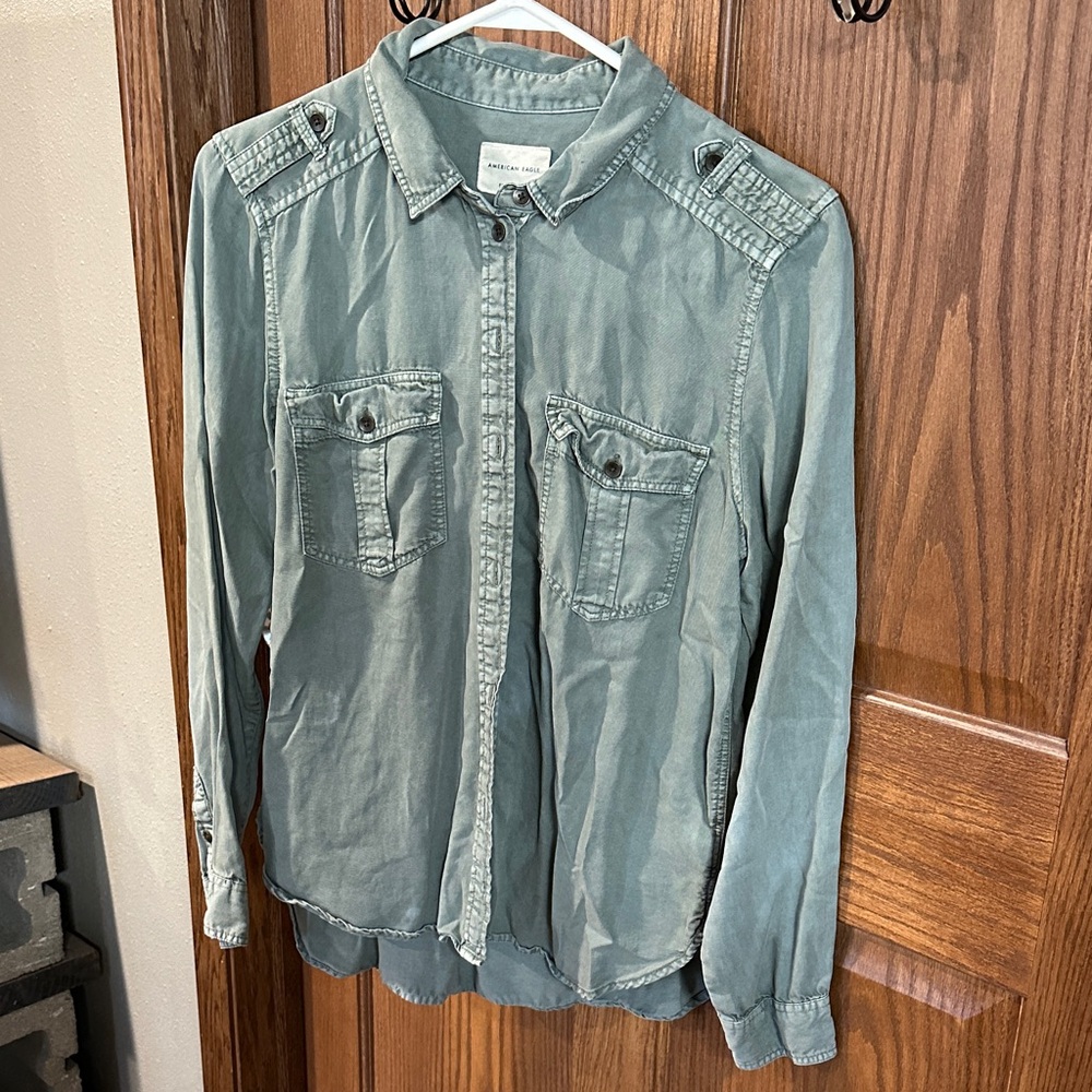 American Eagle Outfitters Sage Utility Jacket